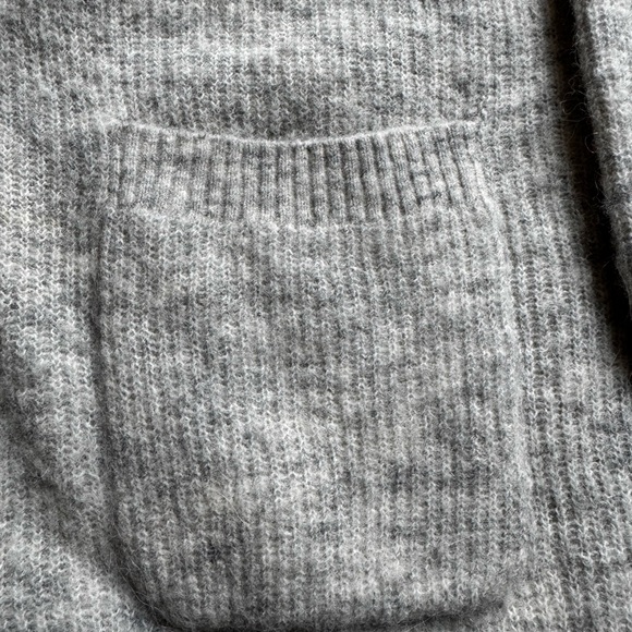 & Other Stories Alpaca Gray Oversized Cardigan Size Small - Picture 7 of 12